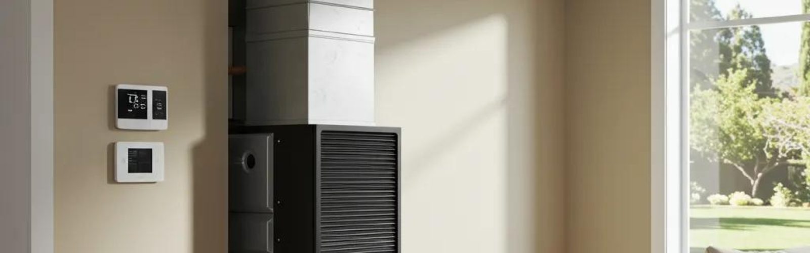 Energy-efficient HVAC system in a Thousand Oaks home, highlighting modern technology and comfort